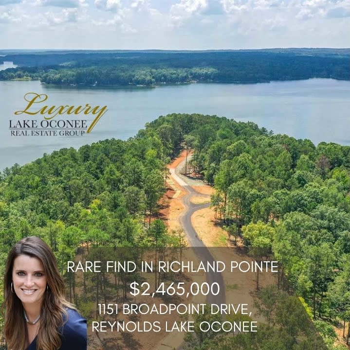 Live in Luxury on the Lake! Riezl Baker and Leslie Clark Present New Luxury Lot on the Water!