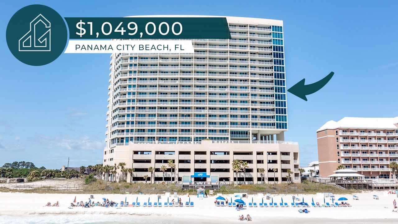 STUNNING 3BR GULF-FRONT End Unit in Panama City Beach