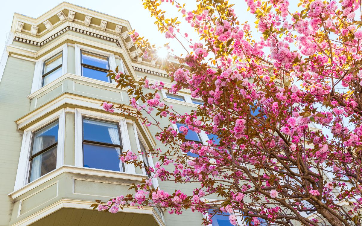 San Francisco Victorian House near Washington Square