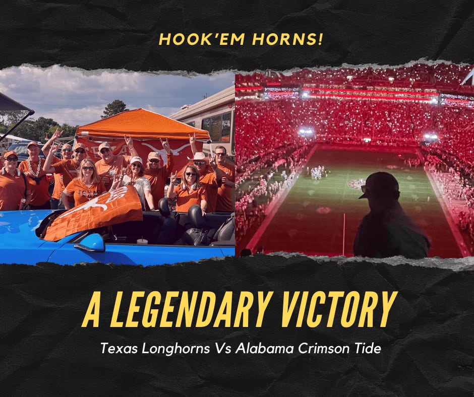 A Dream Come True:  The Texas Longhorns Turned the Stadium from Crimson Red to Burnt Orange