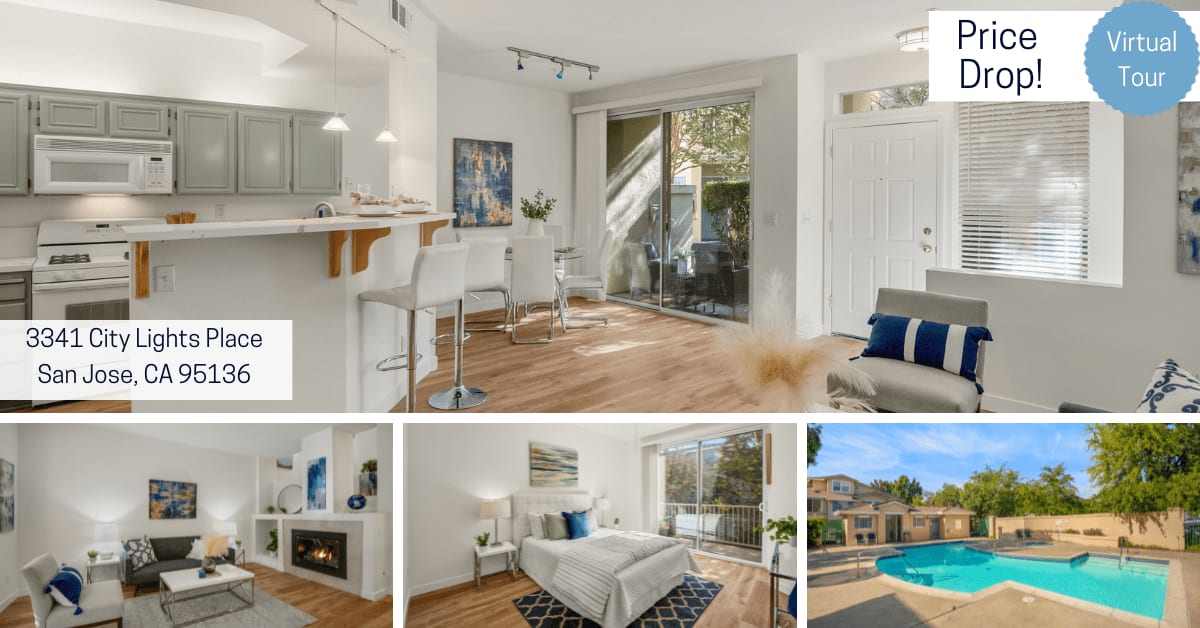 Price Drop! Updated Townhouse in Communications Hill Area 2 Bed/2.5