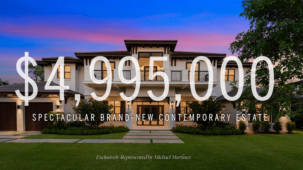 Inside a $4,995,000 Spectacular Brand-New Contemporary Estate | 9445 SW 72 CT | Michael Martinez