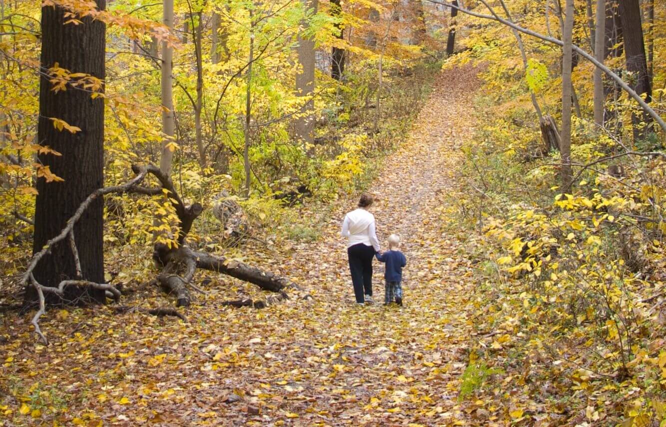 Wissahickon Valley Park with kids