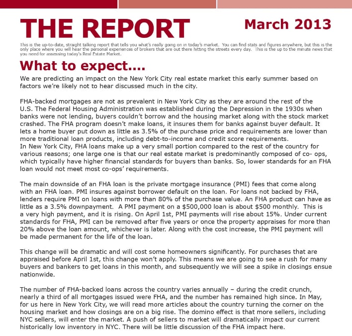 The Meier Report - March 2013