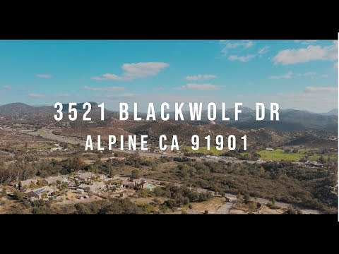 3521 Blackwolf Drive, Alpine 91901