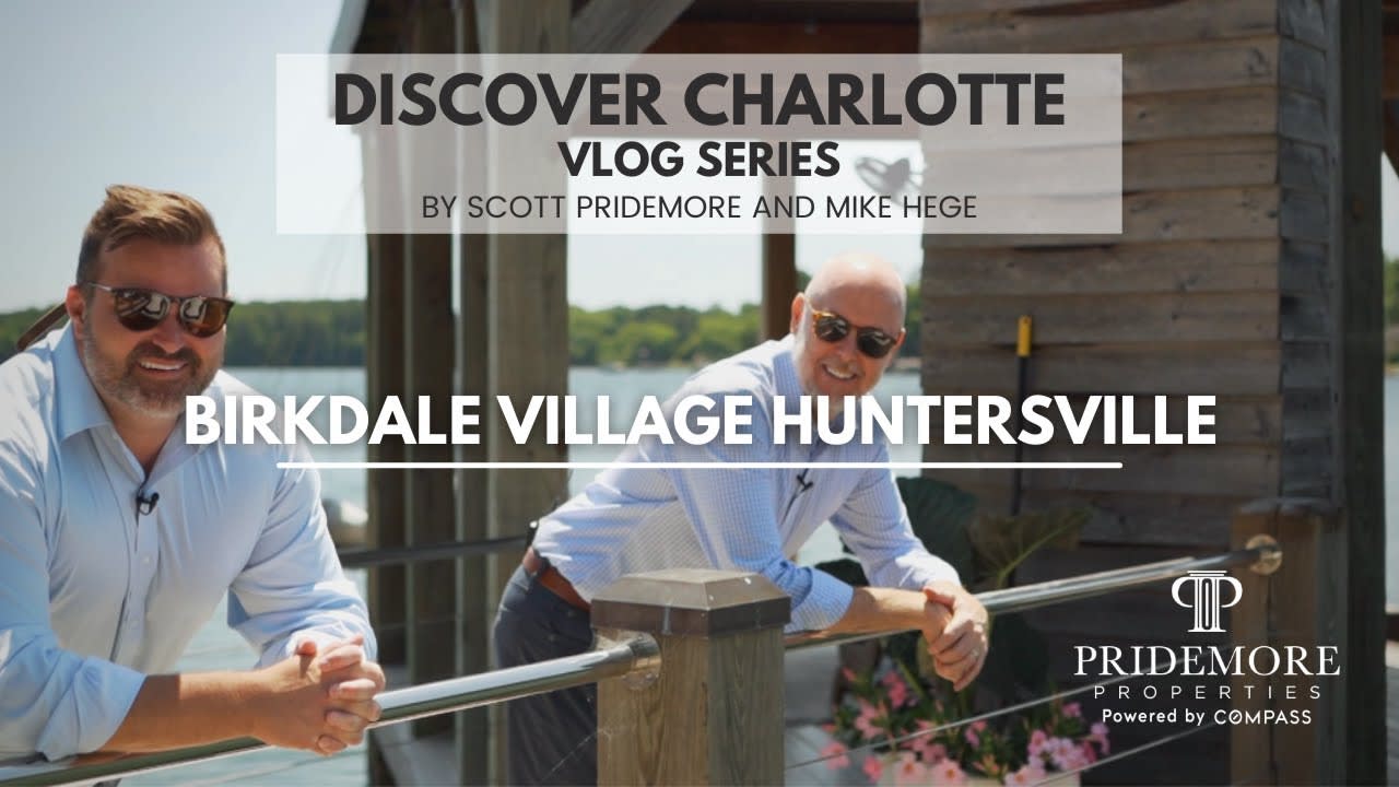 Discover Charlotte Vlog Series: 2 | Birkdale Village | Huntersville | Scott and Mike