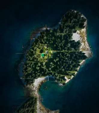 Private Island with Coveted Bjarke Ingels Design Vision