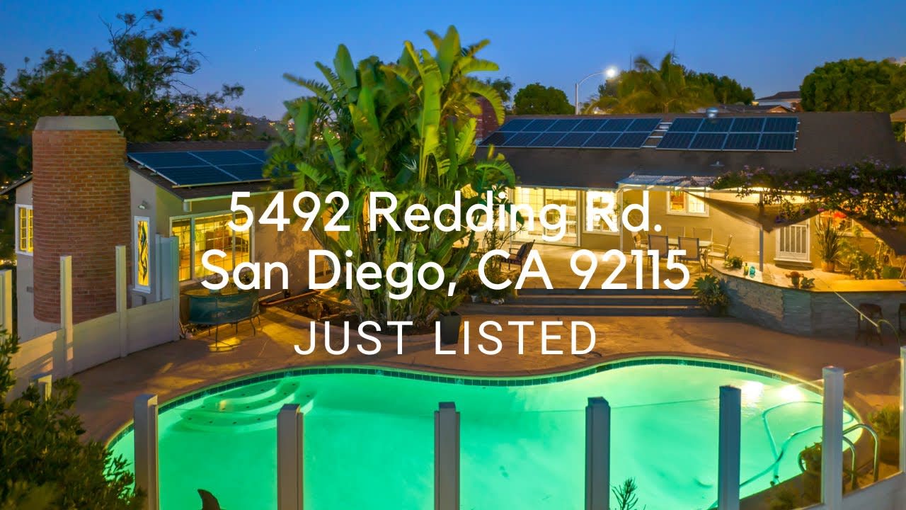 JUST LISTED | 5492 Redding Rd. San Diego, CA 92115