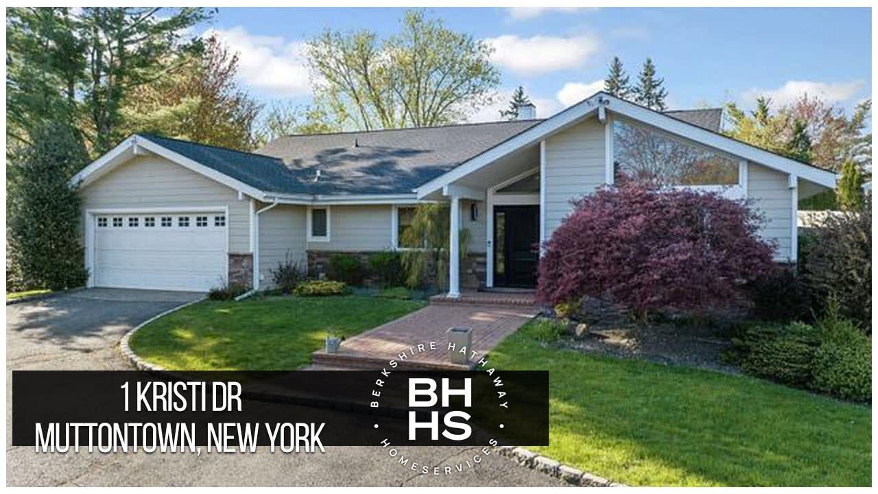 Welcome To 1 Kristi Dr, Muttontown, NY Priced at $1,999,000