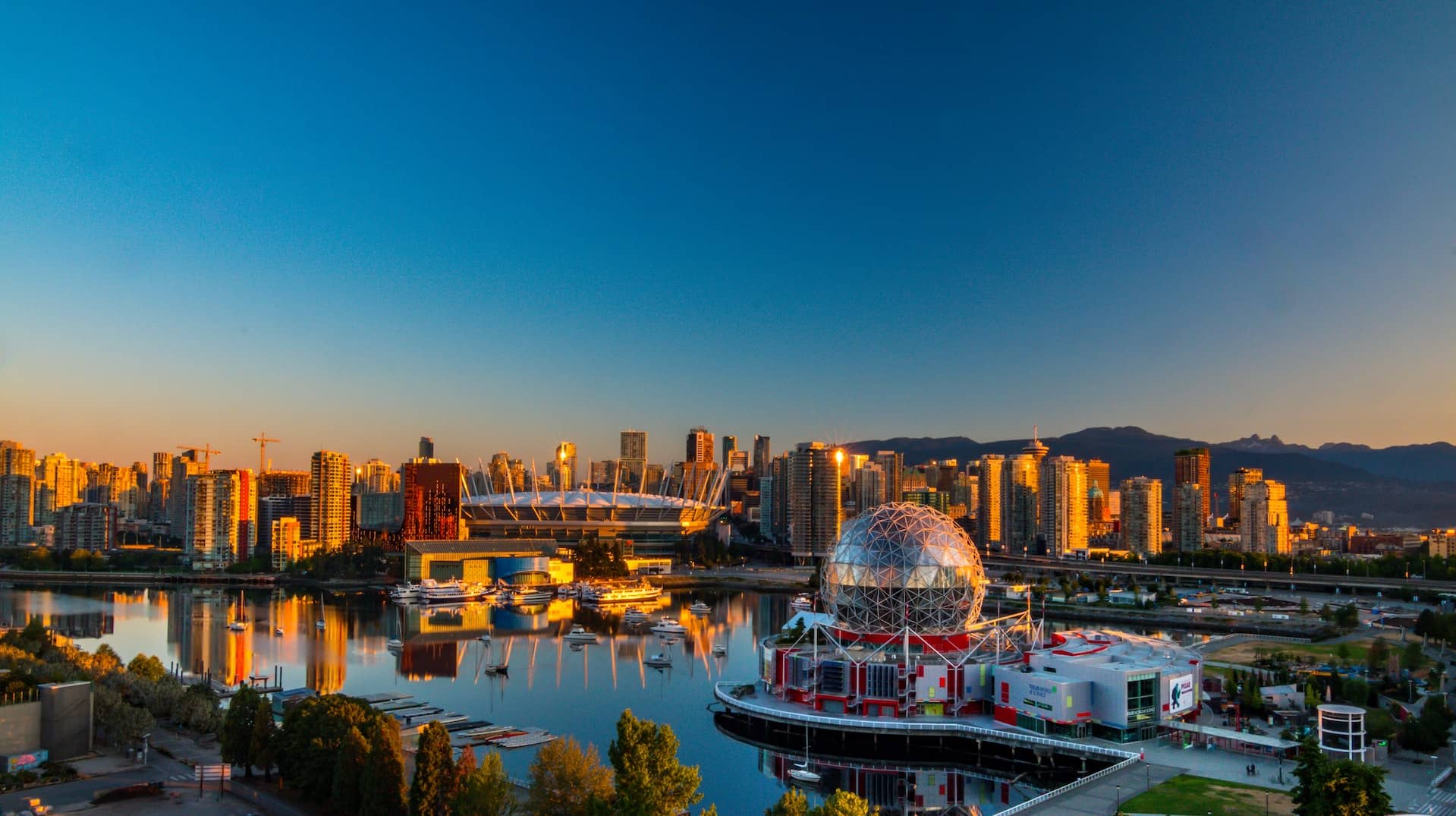 Vancouver city skyline