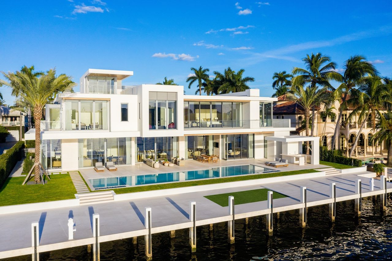 Fort Lauderdale Spec Home With Space for a Yacht Sells for $23 Million