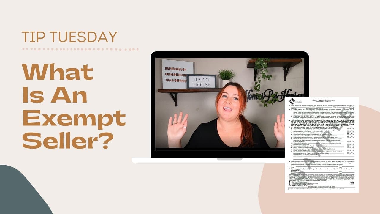 What Is An Exempt Seller? | Tip Tuesday