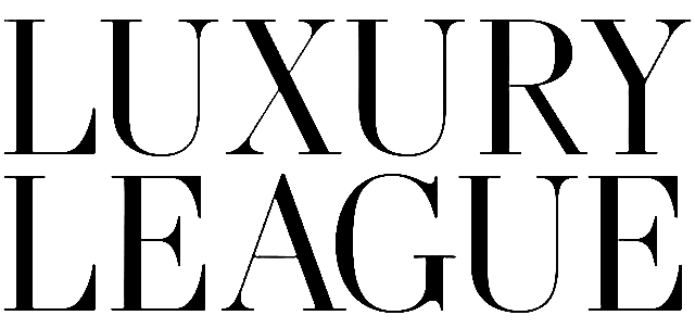 Dark-colored logo of Luxury League.