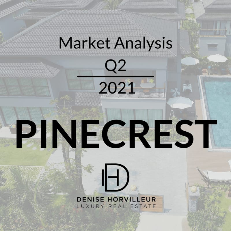 2021 Second Quarter Pinecrest Real Estate Market Analysis Blog Denise Horvilleur