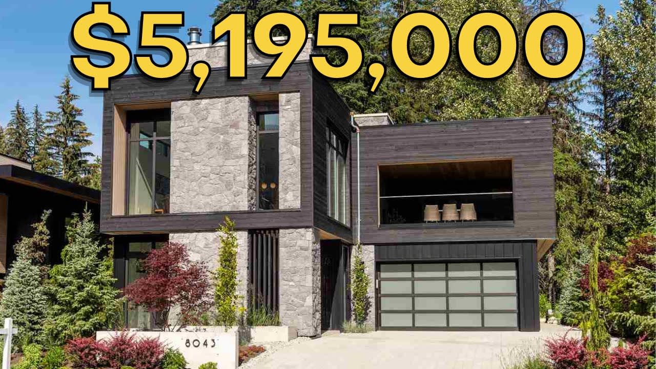 Inside a $5,195,000 Luxury Home in Whistler BC Canada | REAL ESTATE TOURS