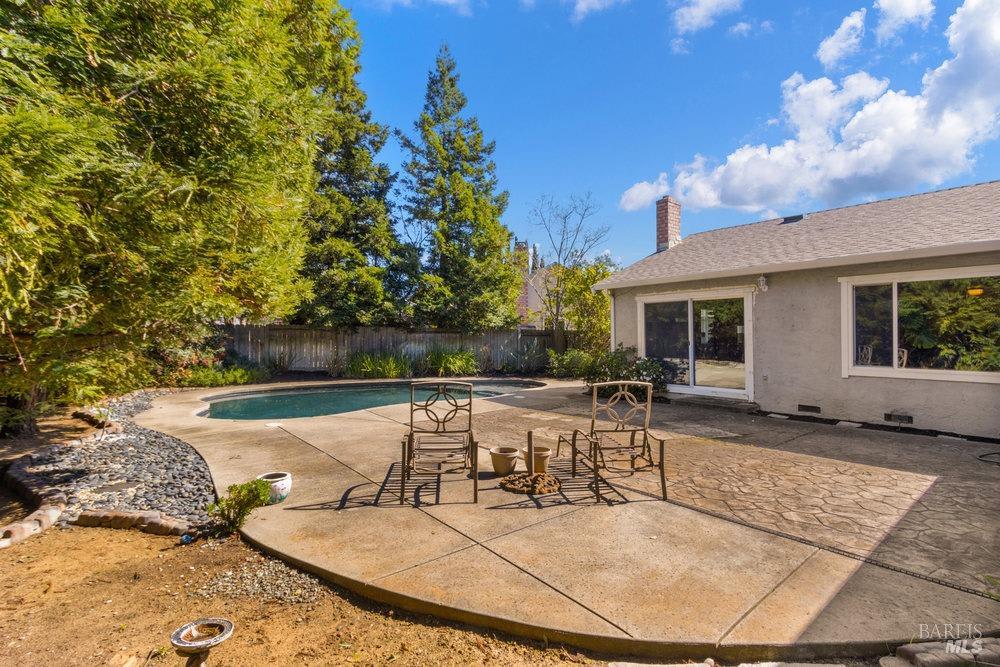 A Large Yard With Pool