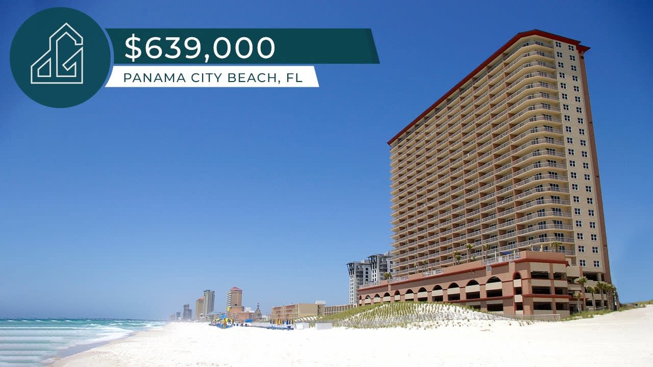 2BR/2BA+BUNK Gulf Front Condo in Panama City Beach