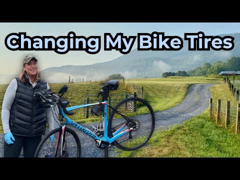 Bike Adventures in Loudoun County: Celeste's Tire Change Tutorial