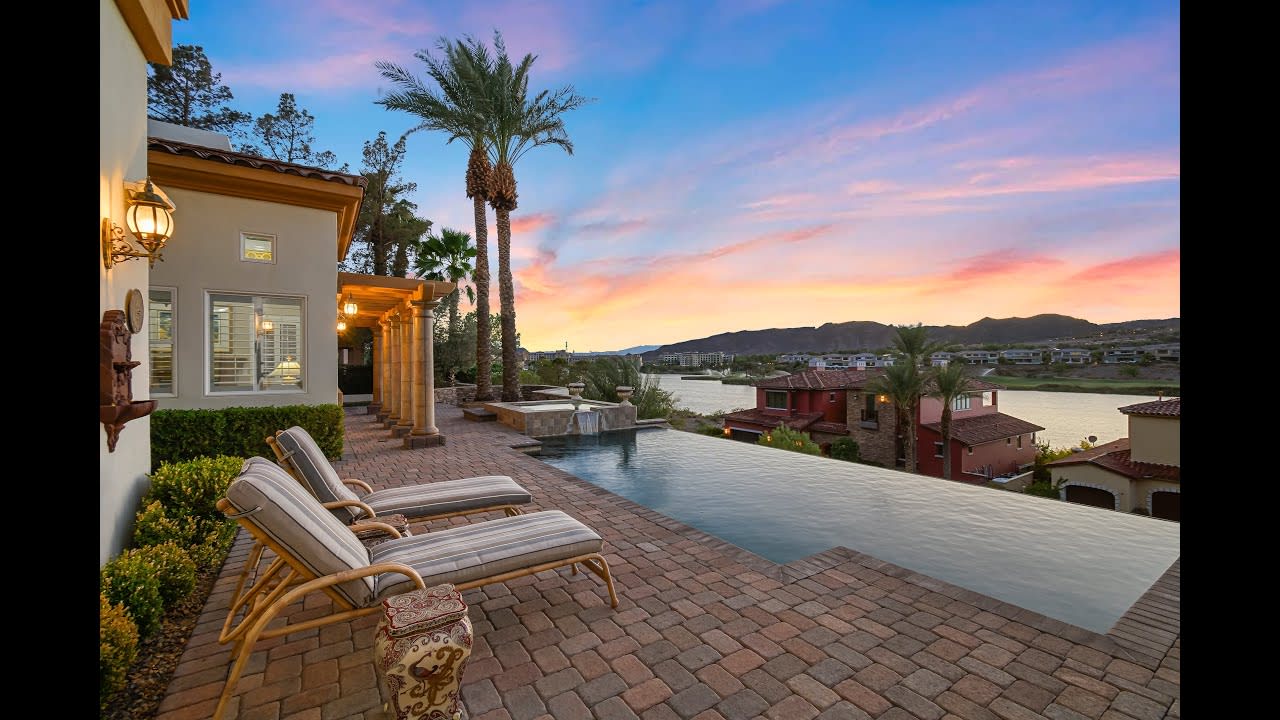 6 Rue Grimaldi, an Italian Inspired Villa in Lake Las Vegas