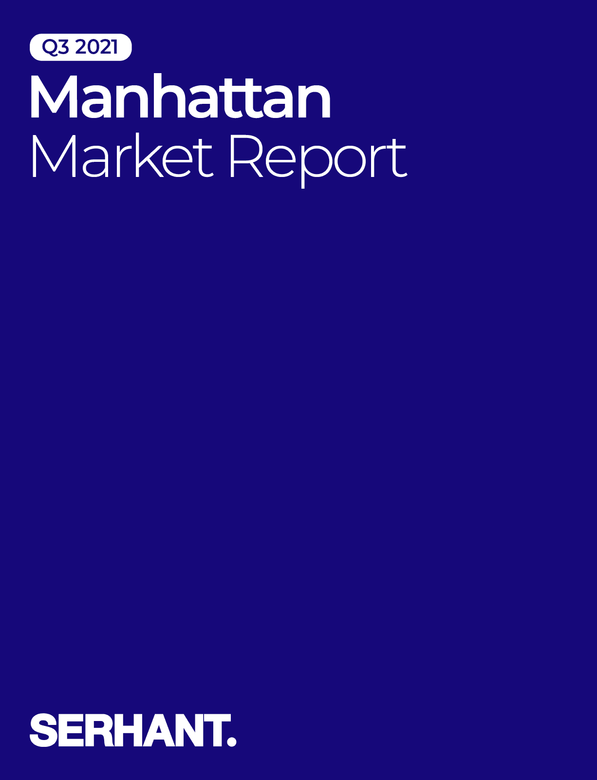 2021 Q3 Manhattan Market Report