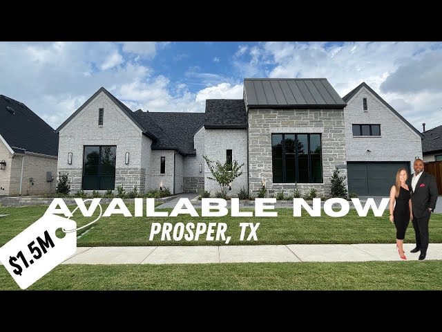 FOR SALE | TOUR A $1.5M Prosper TX New Construction Home