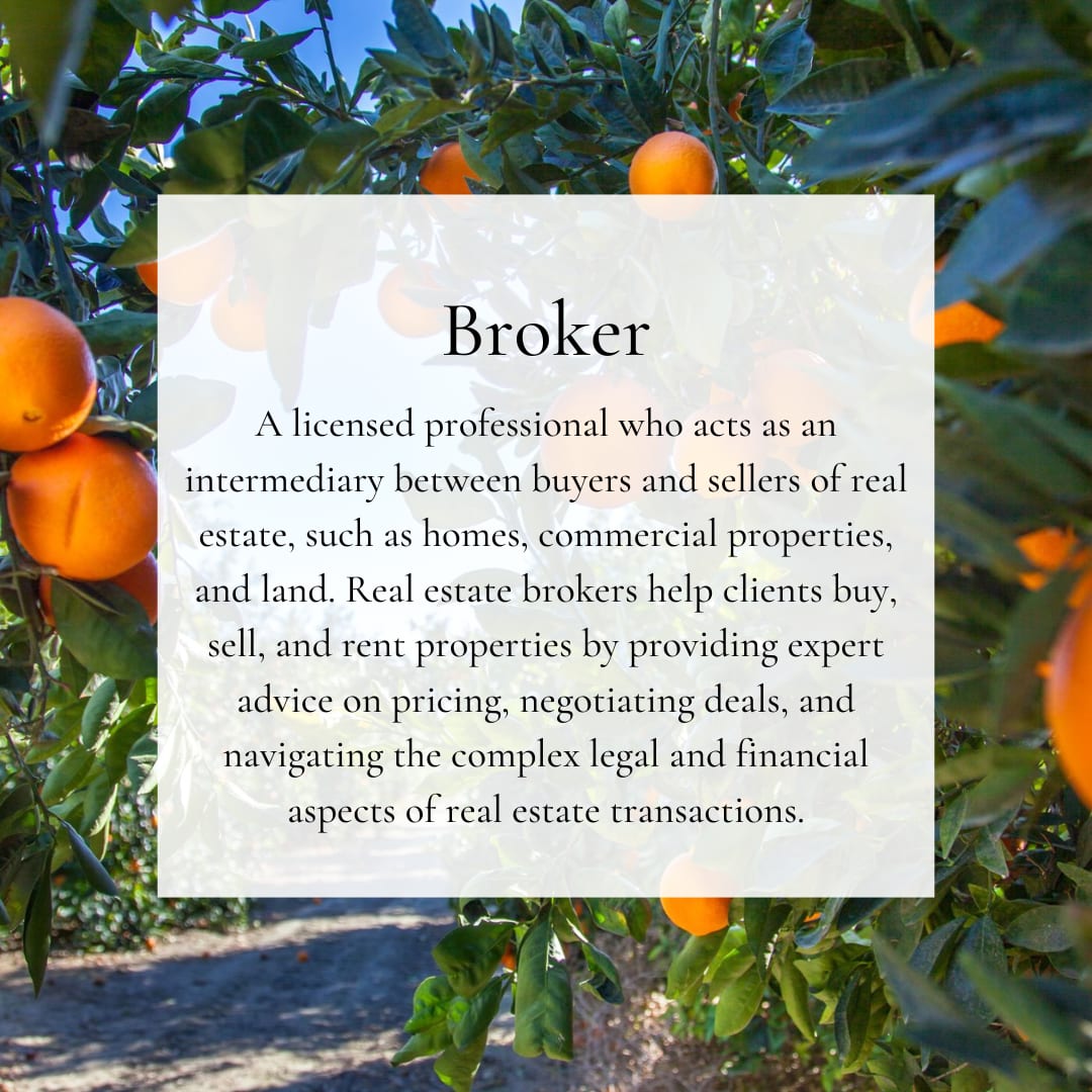 Real Estate Term of the Week - Broker