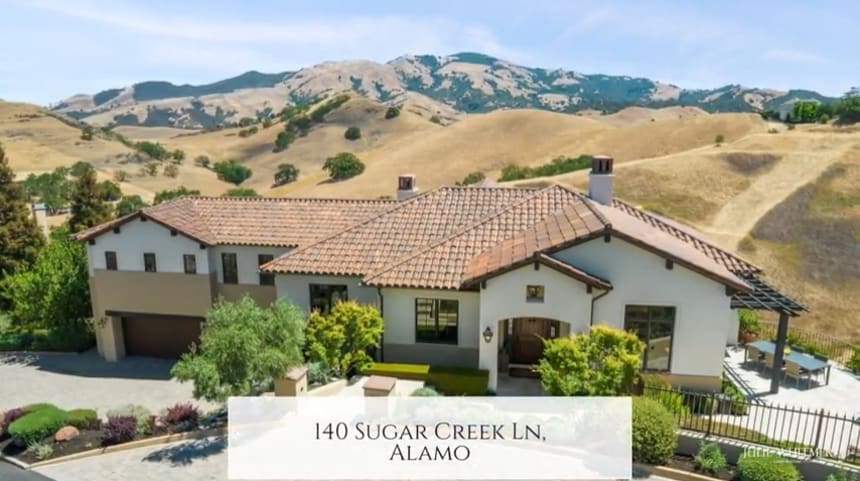 140 Sugar Creek Lane, Alamo - Listed at $2,695,000