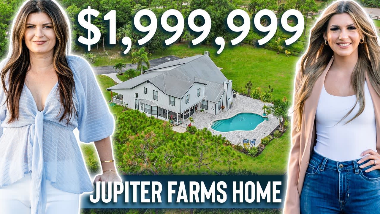 Tour this MASSIVE jupiter farms property