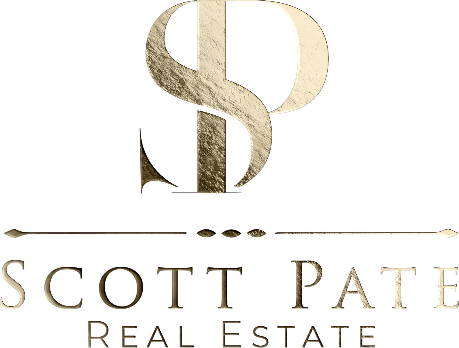 Scott Pate Real Estate logo gold