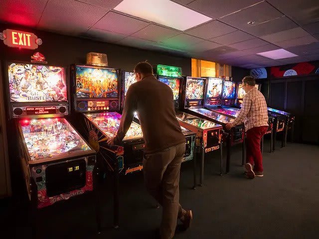 Louisville's Retro Gems: Little Horse Books, VOLTAGE, Tilt Pinball