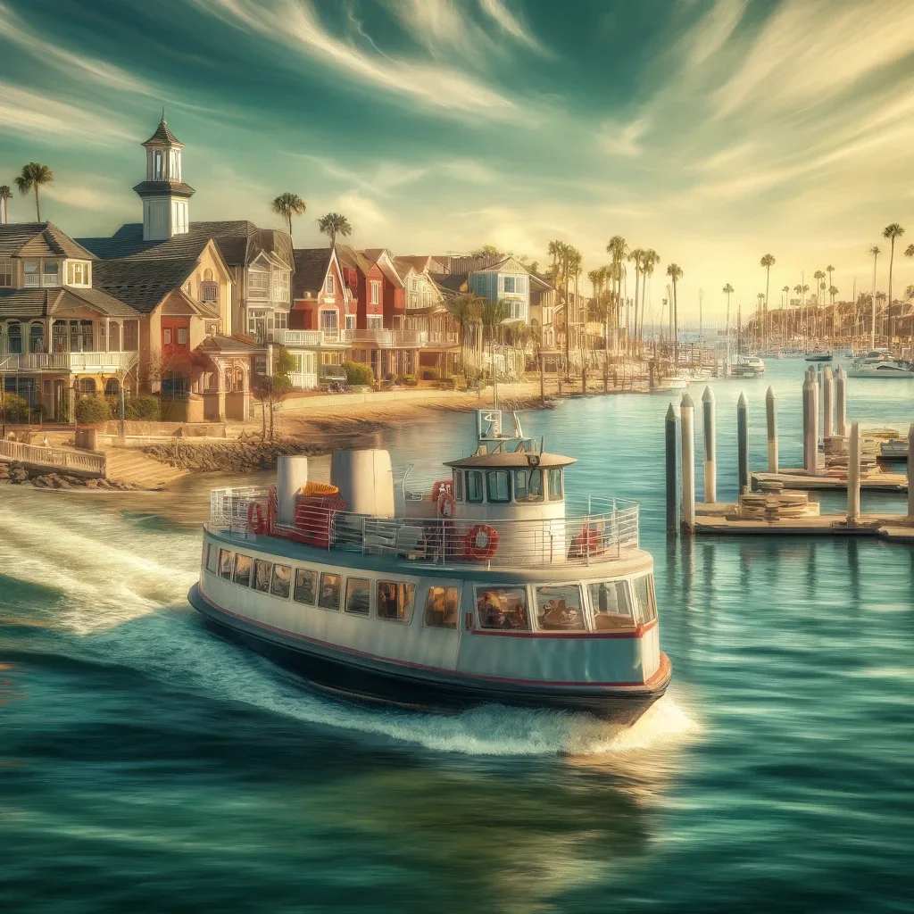 Streetscape of Balboa Island