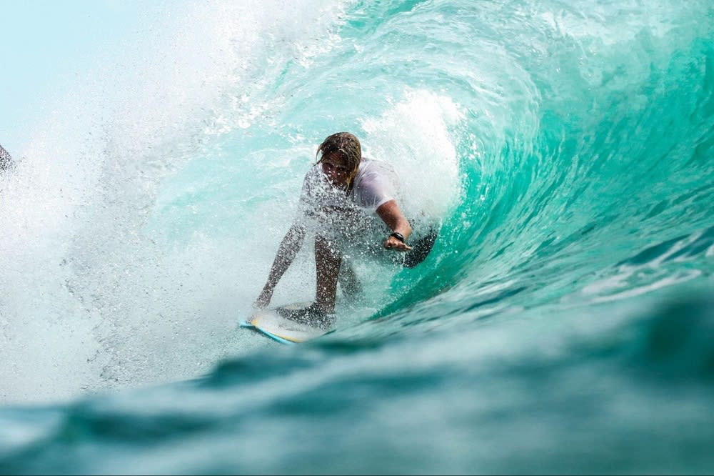 Watch the pros face the surf