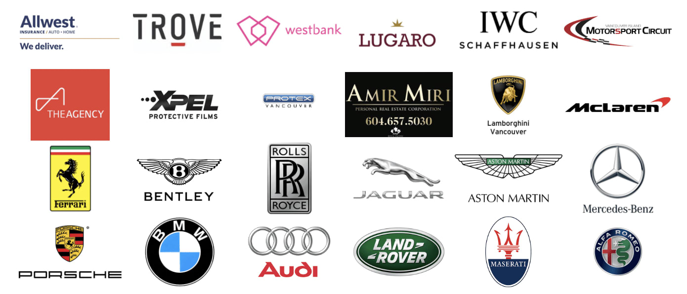 FEATURED LUXURY and SUPERCAR BRANDS / SPONSORS