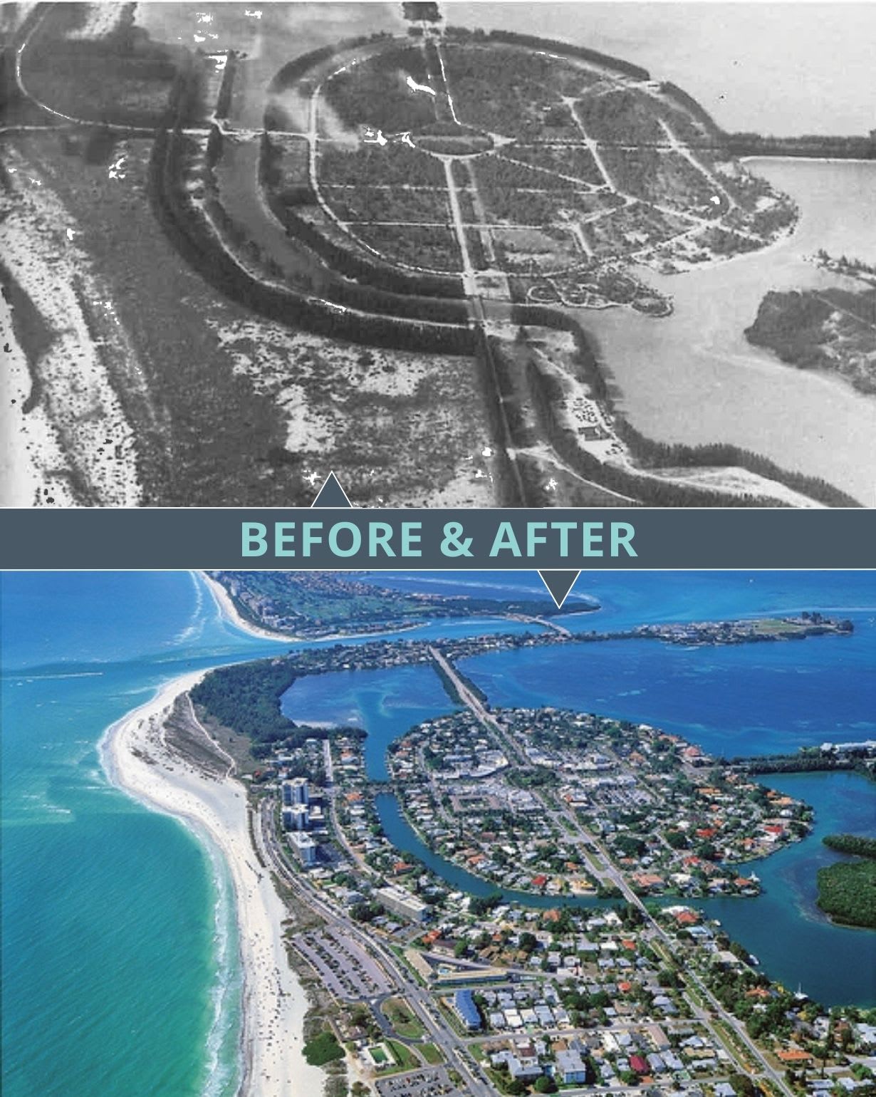 Sarasota Then & Now St. Armands Circle