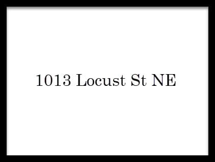 1013 Locust ST NE