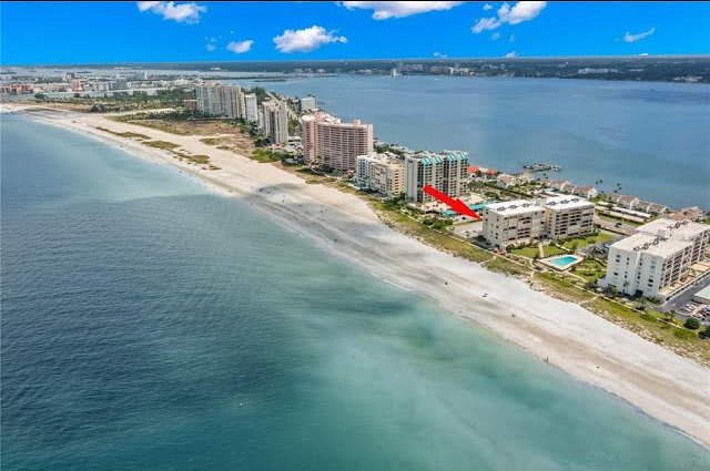 Nestled on the Pristine Beach