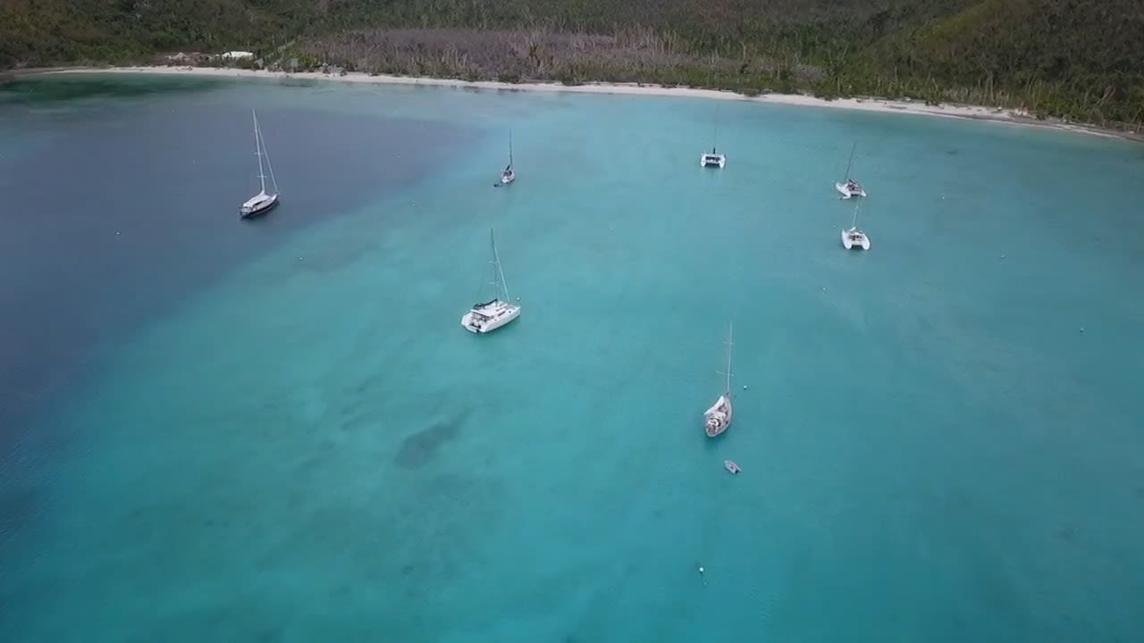 AERIAL FOOTAGE OF ST. JOHN, USVI 2019