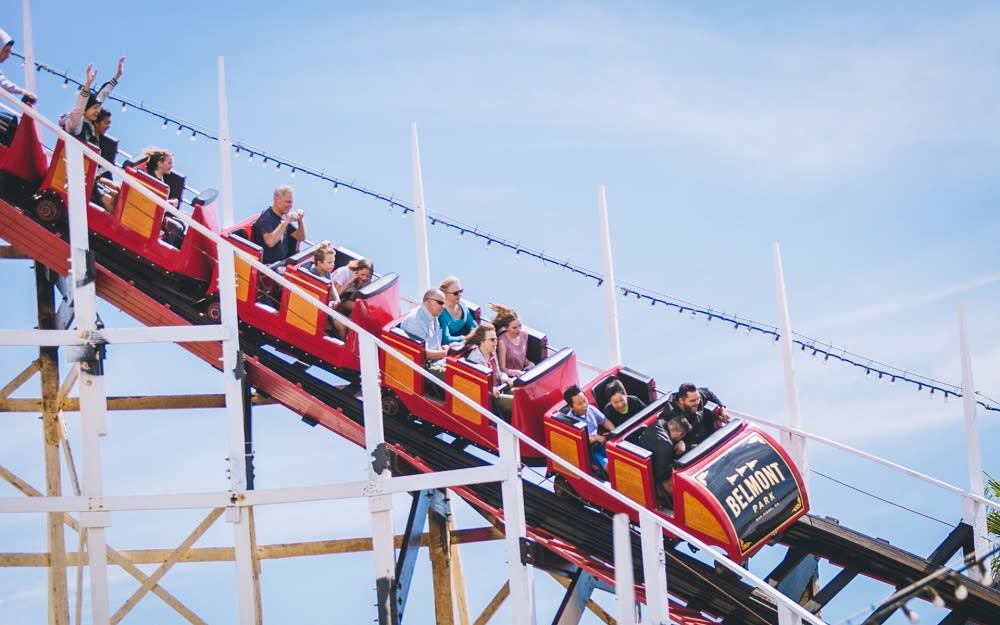 Giant Dipper Roller Coaster