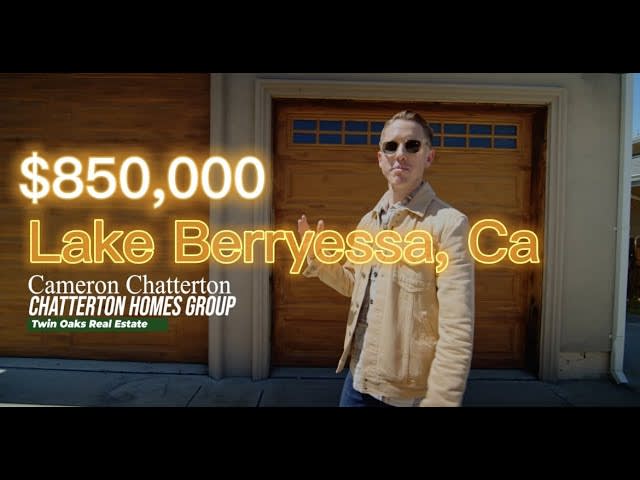 What does $850,000 get you in Lake Berryessa