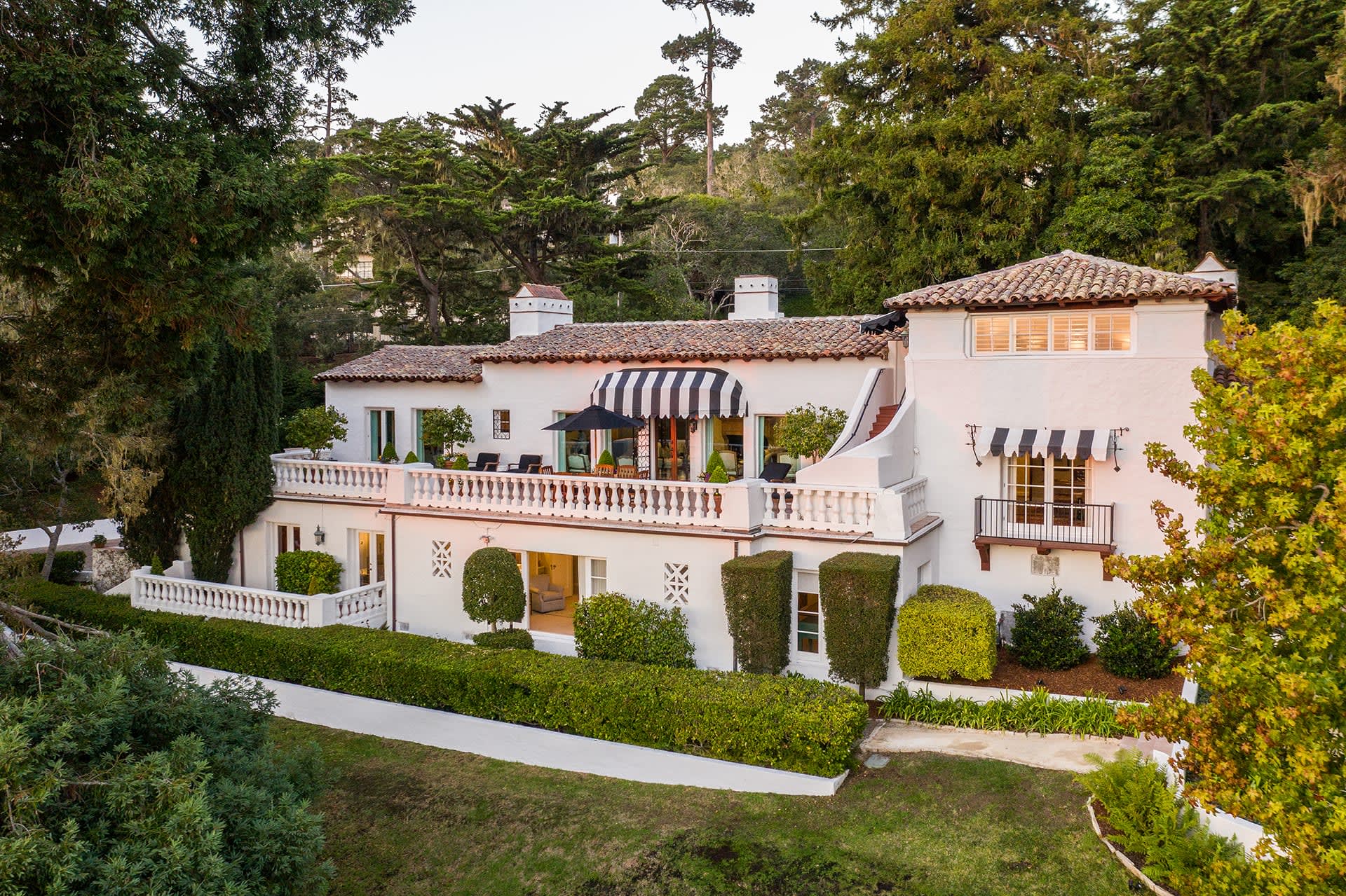 Mediterranean Estate Across From Pebble Beach Lodge 3359 17 Mile