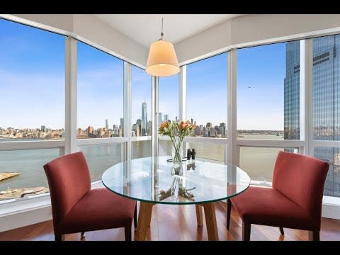 Rare to market, two bedroom plus den with direct NYC & Hudson River Views in 77 Hudson, Jersey City