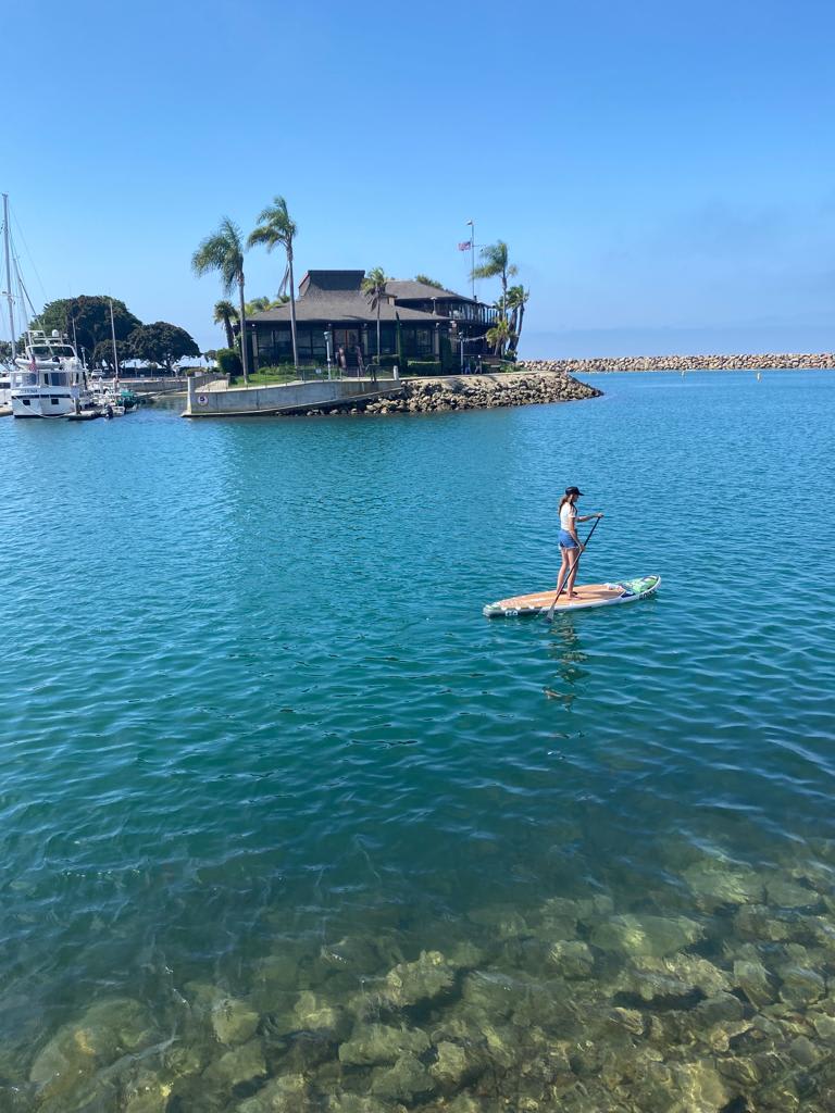 SUP (Stand Up Paddle Boarding) in Dana Point Harbor