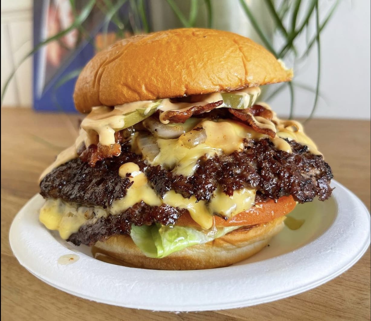 Quadruple Smash Burger - Or Whatever You Do