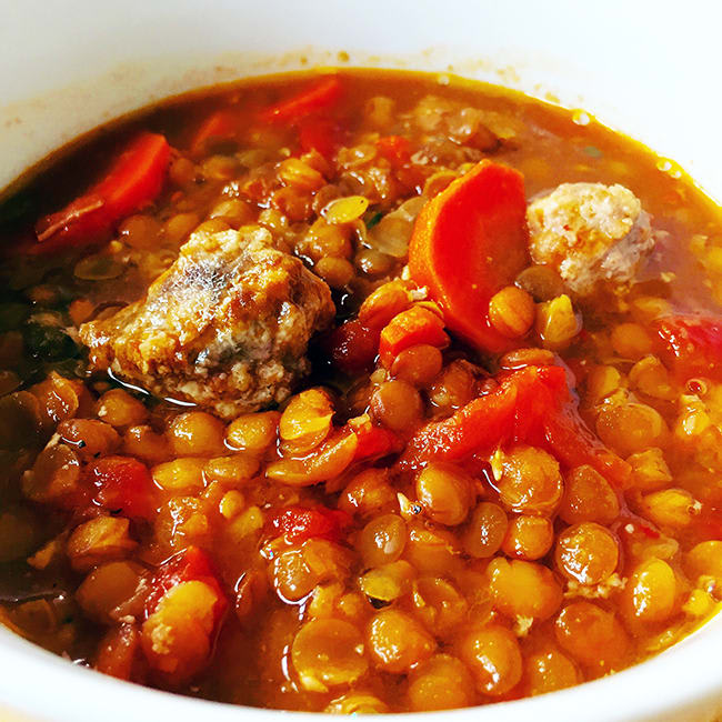 Lamb and Lentil Soup