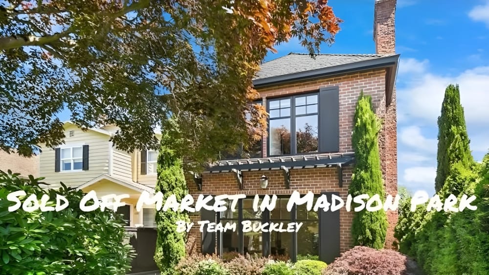 Just sold off market: Madison Park by Team Buckley