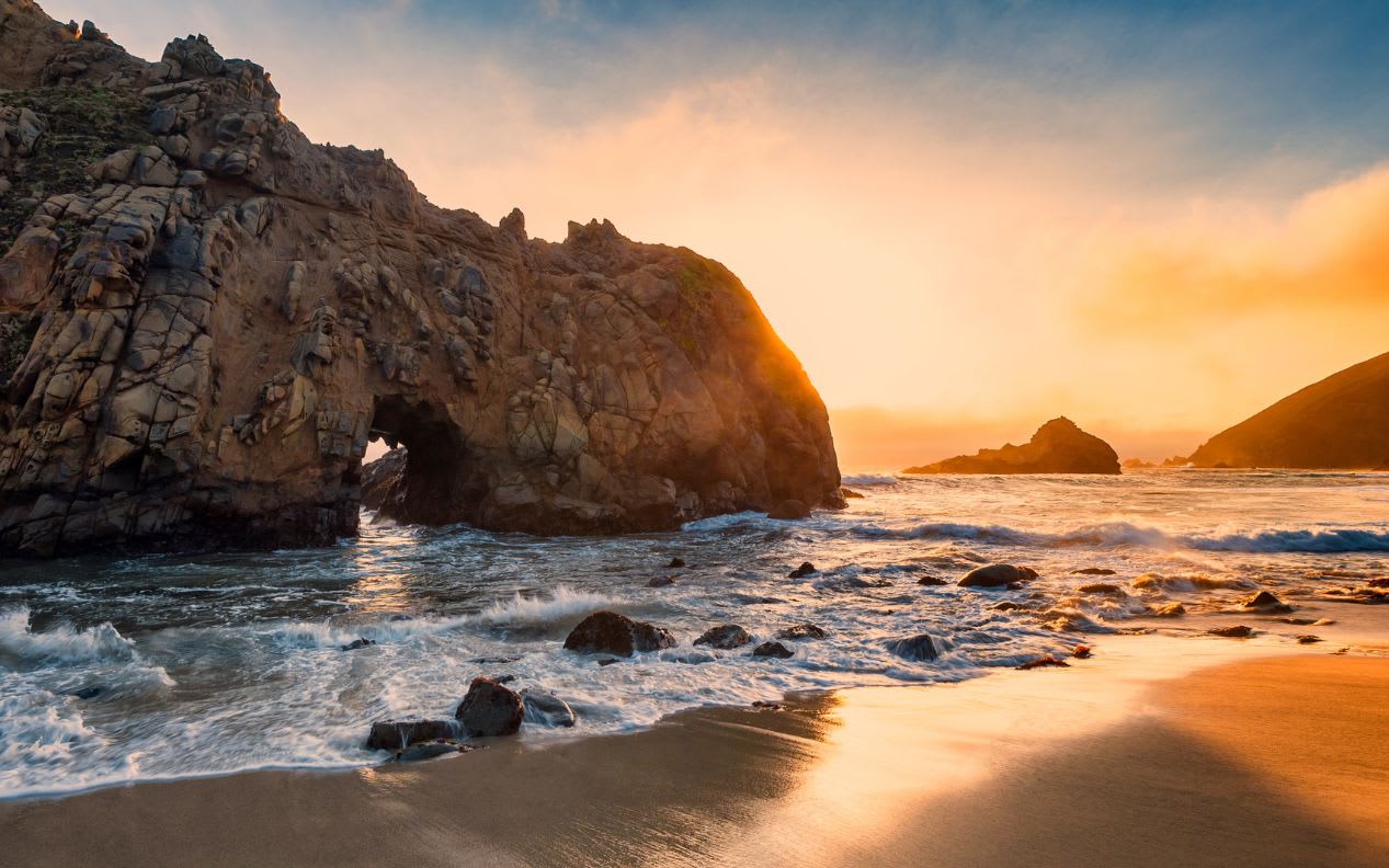 Pfeiffer Beach, part of Big Sur, California, USA