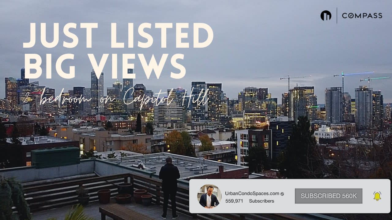 New UCS Listing, Capitol Hill 2 Bed Condo With Views