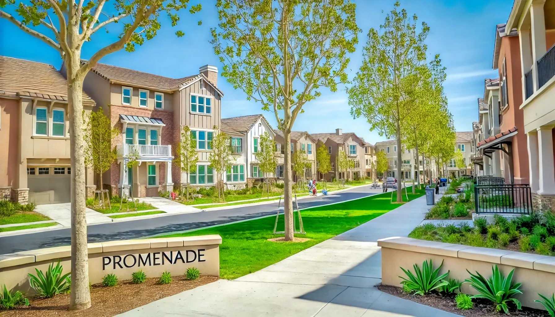 Promenade neighborhood in Aliso Viejo, CA