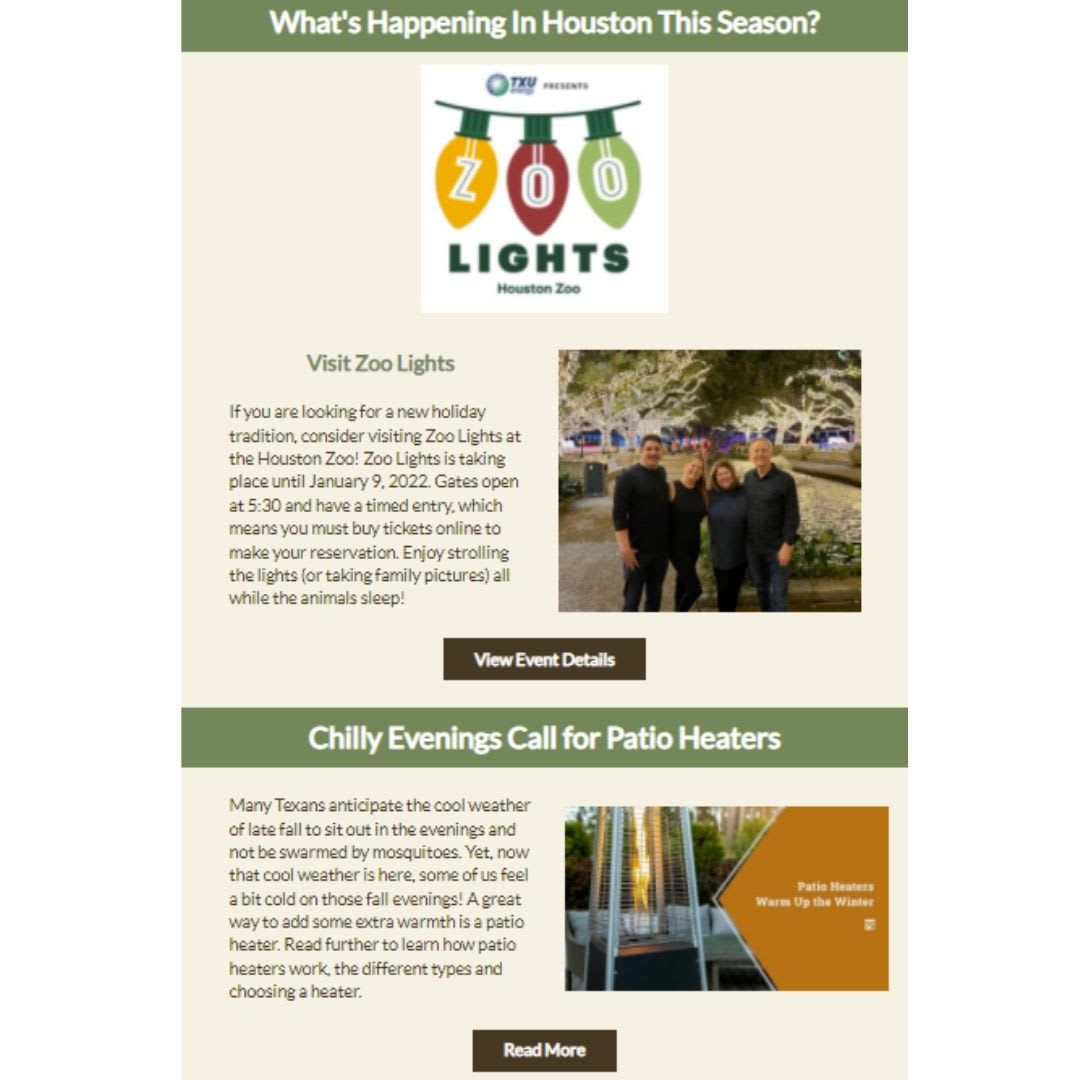 The Brownstone Group's Email Newsletter