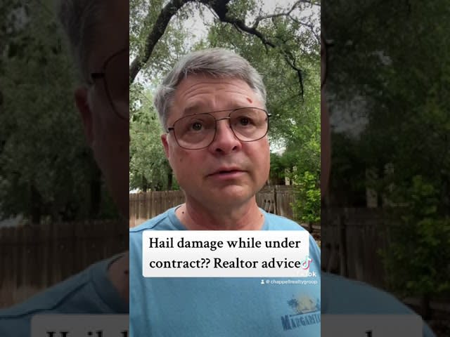 Hail damage while under contract?? REALTOR ADVICE